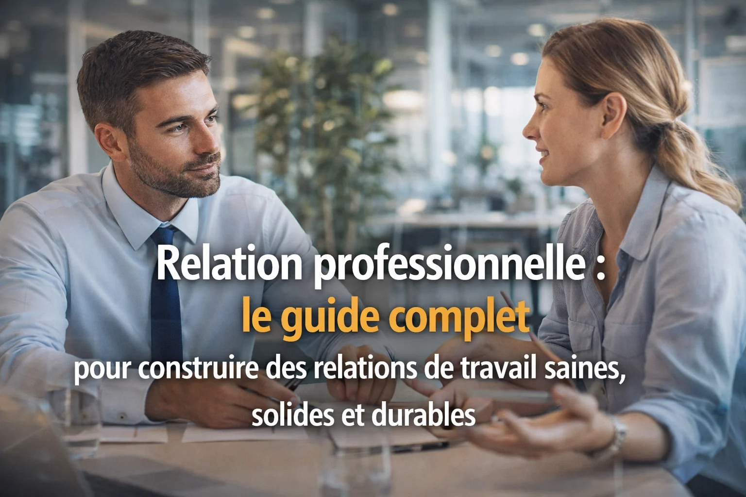 Relation professionnelle saine et communication au travail selon Jaoide Chelkhine